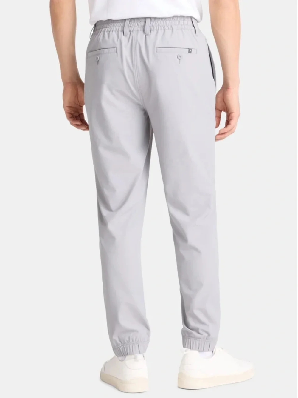 Birdie Bound Gray Performance Golf Pull On Elastic Waist Jogger Pants 2XL